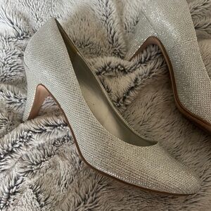 Elegant Silver Women's Heels Call it Spring